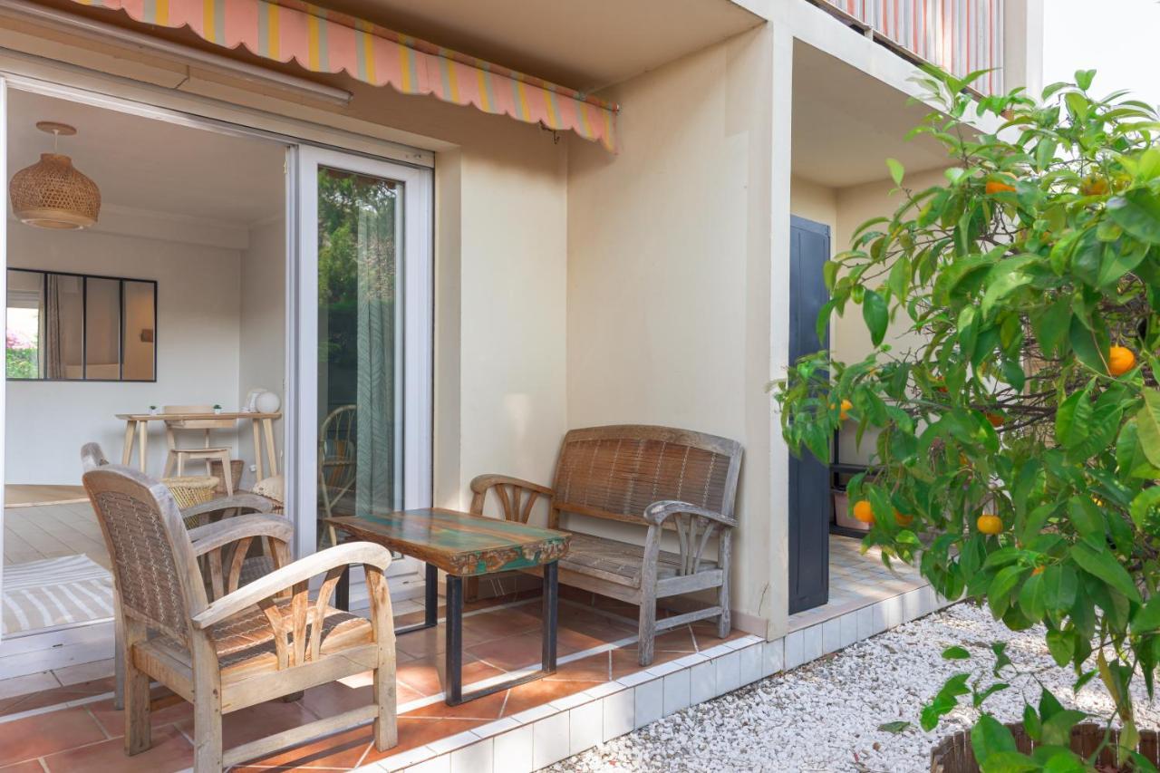 Beauvallon Plage - Magnifique T2 Avec Jardin, Proche Centre, Mer 앙티브 외부 사진